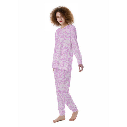 Lavender All-Over Print Women's Pajamas