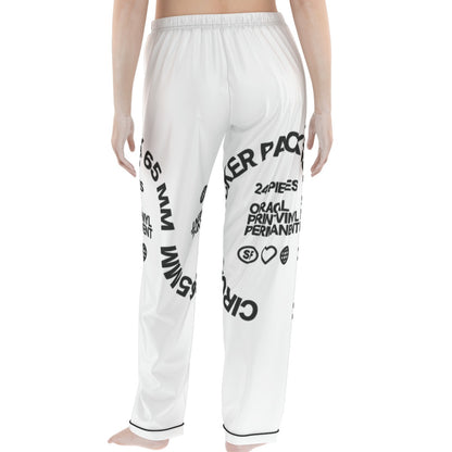 65mm Print All-over print Women'S Trousers Pajamas 2pc Set