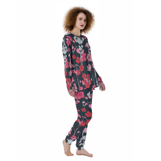 Majenta Floral All-Over Print Women's Pajamas