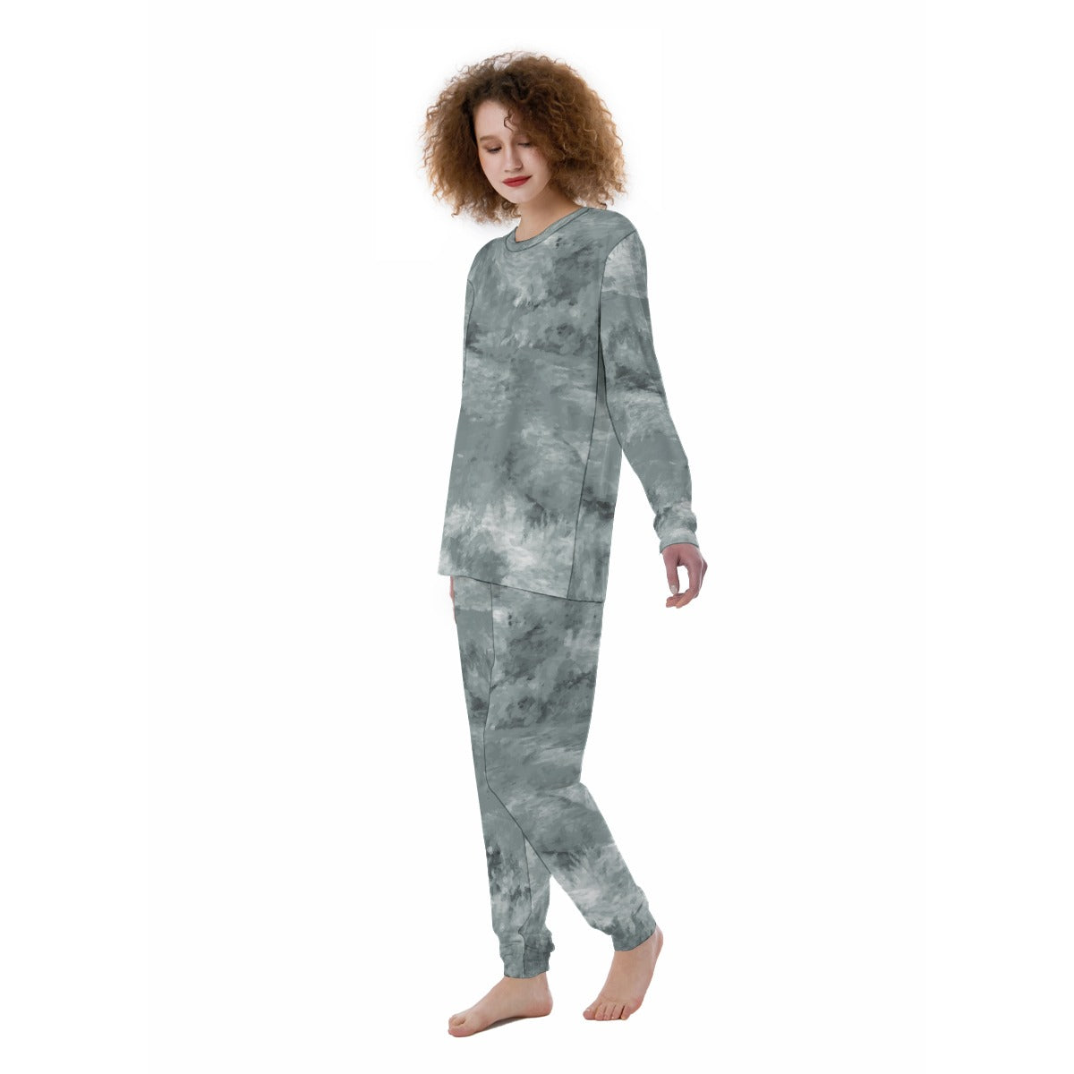 Sage Green Dream All-Over Print Women's Pajamas