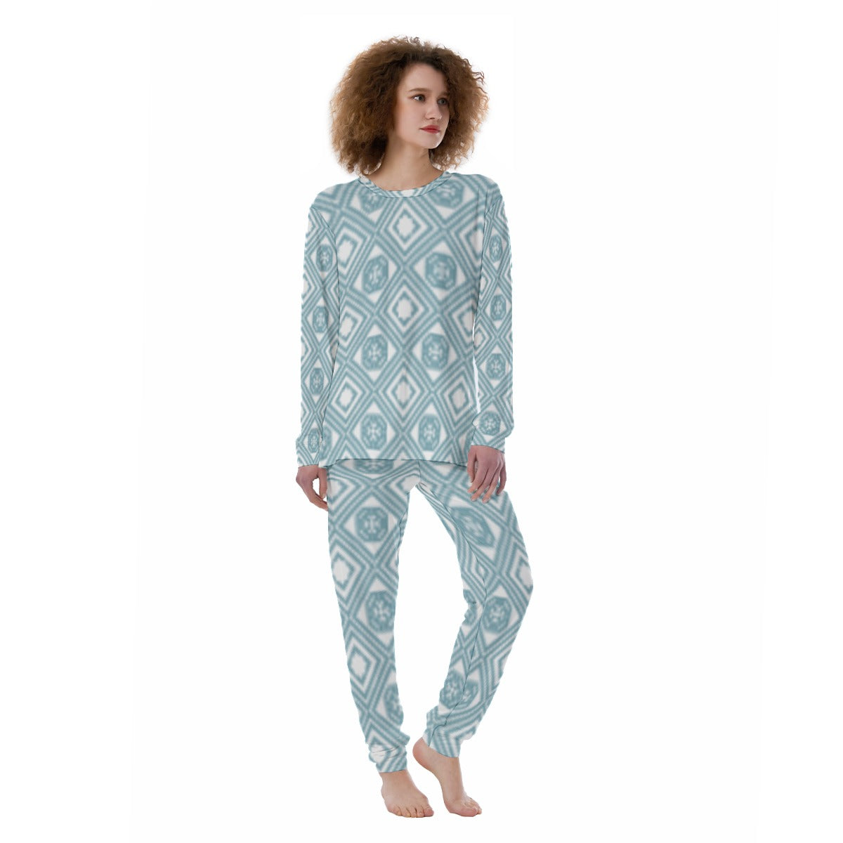 Mint Medina All-Over Print Women's Pajamas