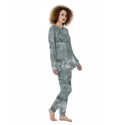 Sage Green Dream All-Over Print Women's Pajamas