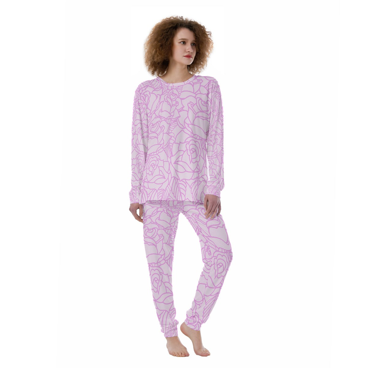 Lavender All-Over Print Women's Pajamas