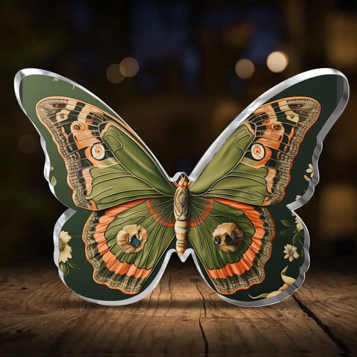 San Clamente Butterfly Shaped Acrylic Desktop Ornament