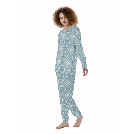 Mint Medina All-Over Print Women's Pajamas