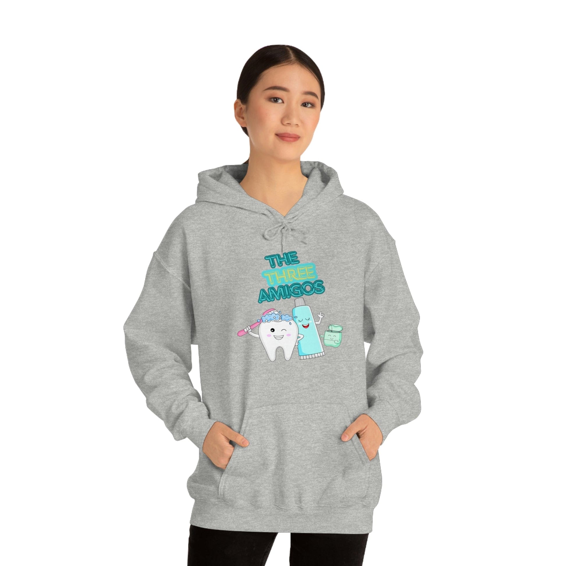 Printify Hoodie The three Amigos - Dental - Unisex Heavy Blend™ Hooded Sweatshirt