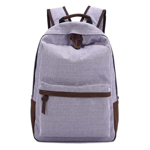 Fayong's Bag Store Accessories Purple Oxford Backpack Bag - 5 Colors