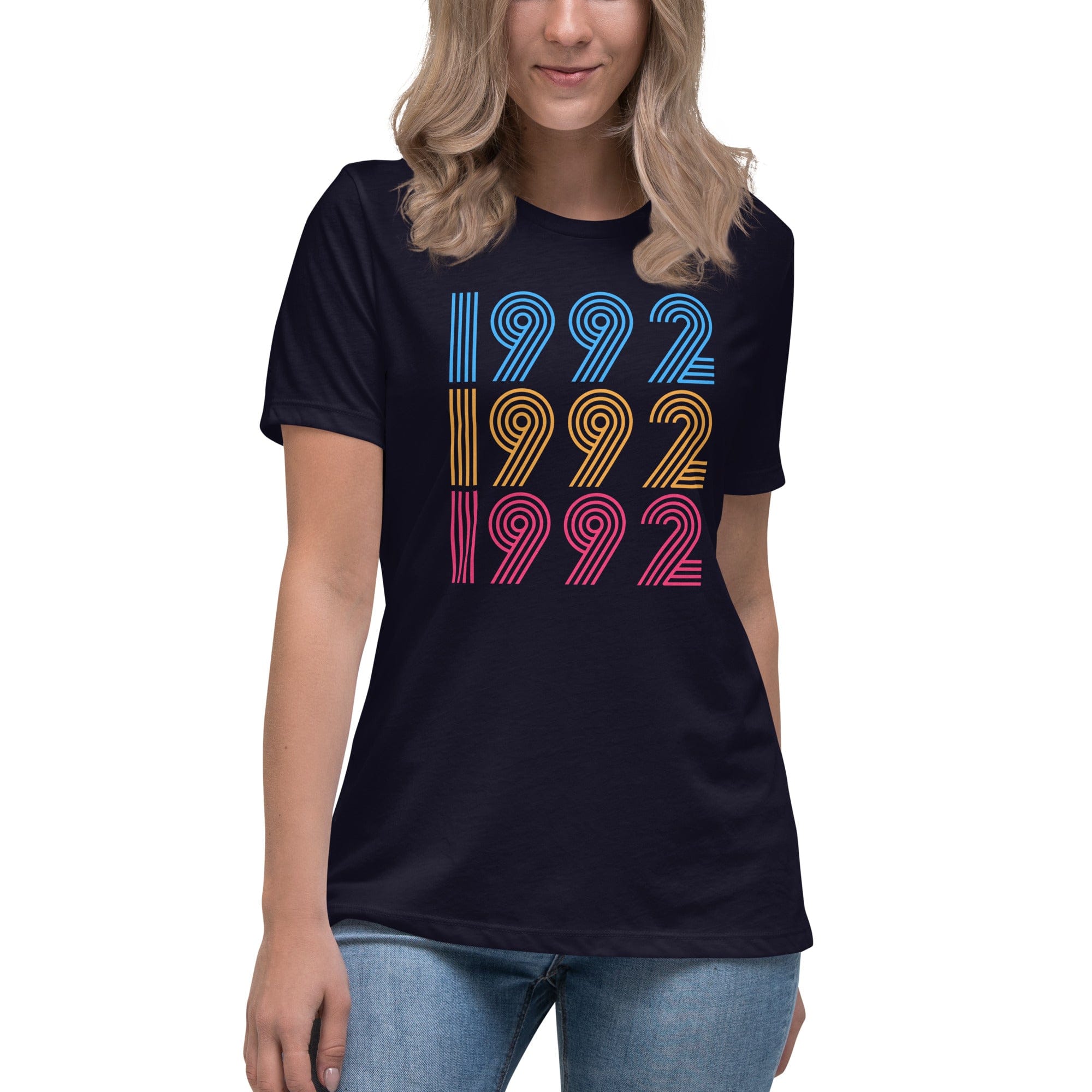 Spruced Roost Apparel & Accessories Navy / S Vintage 1992 30th Birthday - Celebrate - Happy Birthday -  S-3X