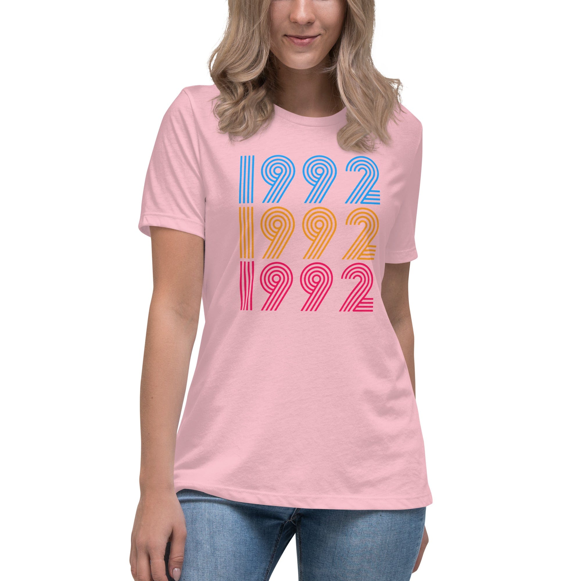 Spruced Roost Apparel & Accessories Pink / S Vintage 1992 30th Birthday - Celebrate - Happy Birthday -  S-3X