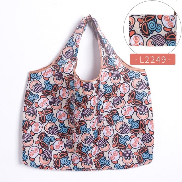 Bulaun Bag Store Bag Z12096 Foldable Bag Traveling Nylon Reusable Waterproof Tote - 26 Colors