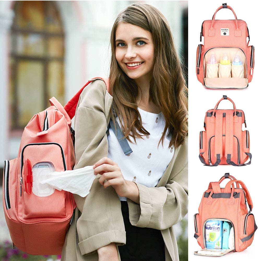 Spruced Roost Bag Omega Baby Diaper Backpack Bag - 8 Colors