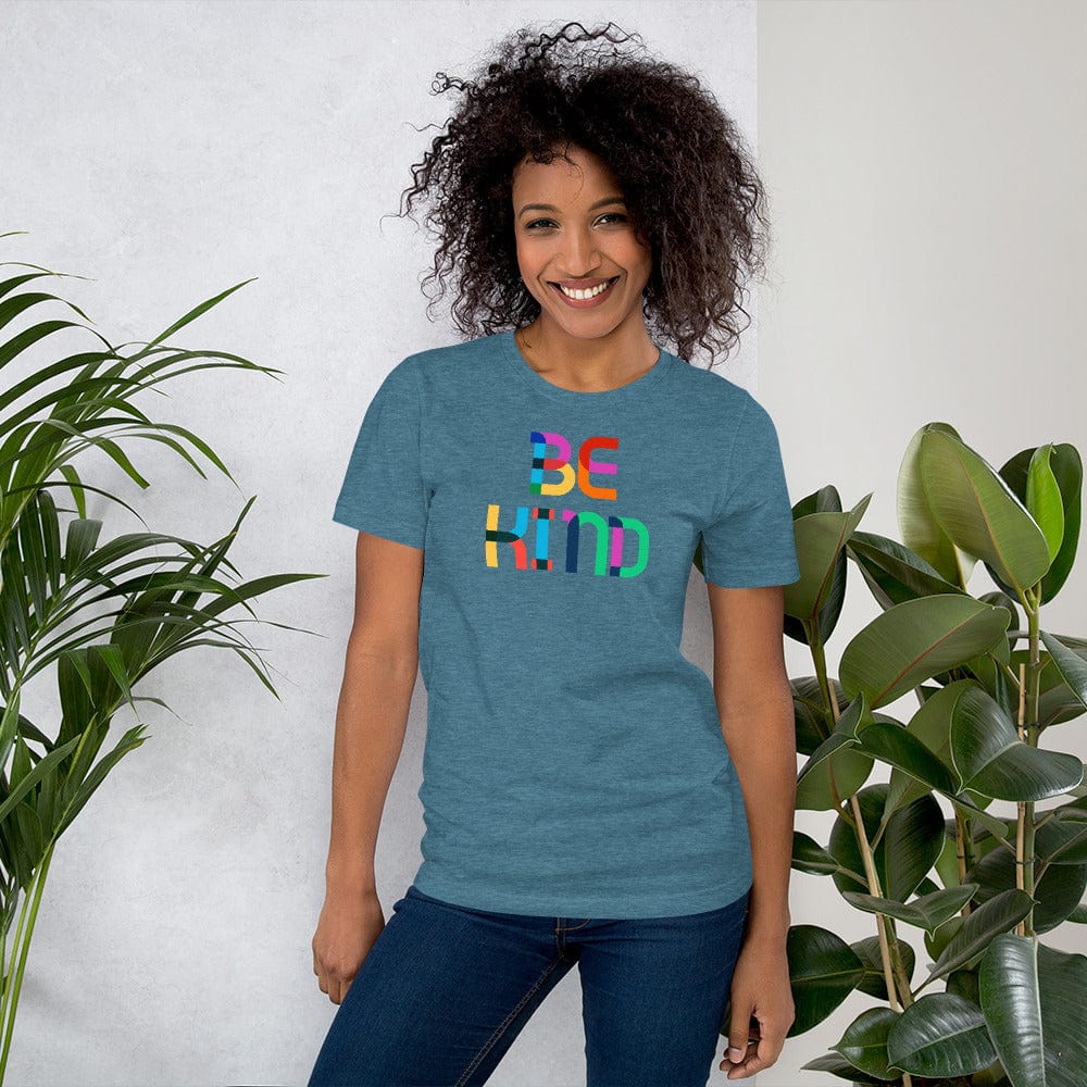 Spruced Roost Be Kind Women's Basic Organic Cotton T-shirt - S-4XL