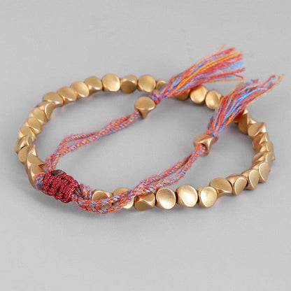 Spruced Roost Bracelets Lucky Handmade Tibetan Bracelet  - Adjustable