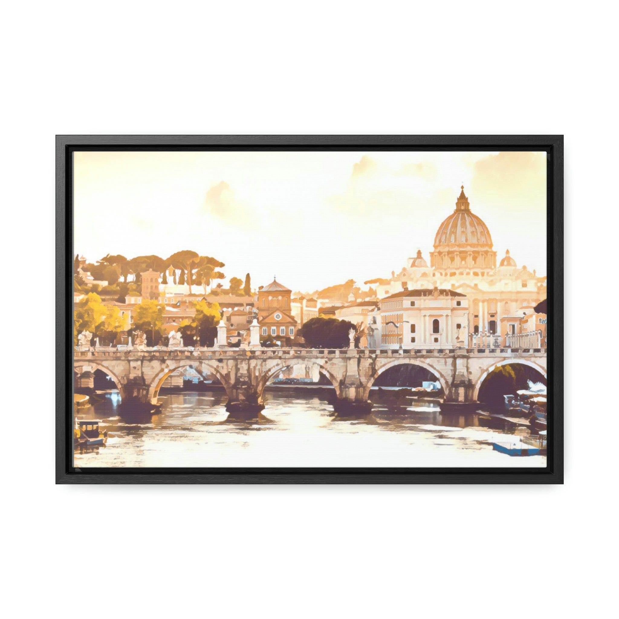Printify Canvas 18″ x 12″ / Black / Premium Gallery Wraps (1.25″) Gallery Canvas Wraps, Horizontal Frame