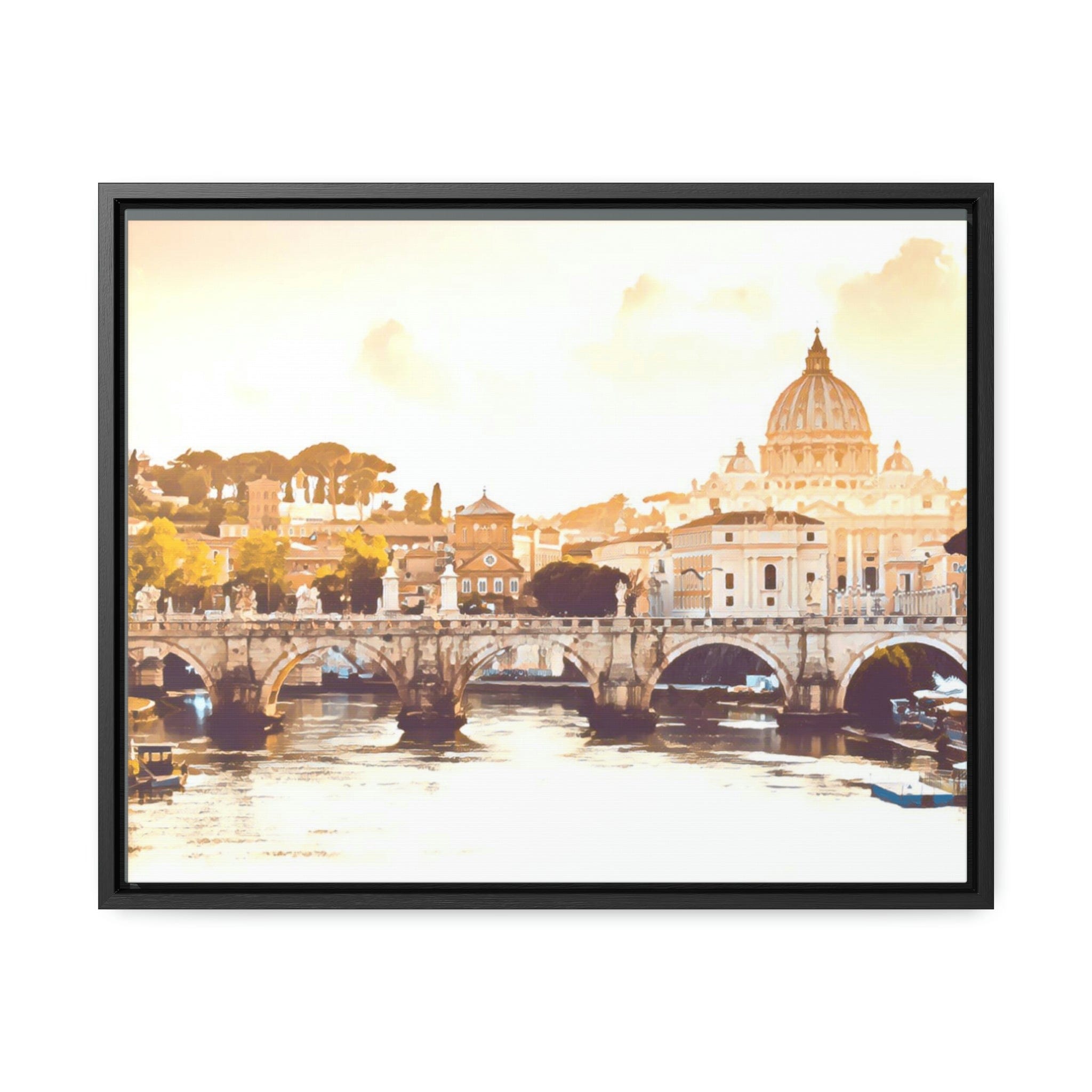 Printify Canvas 20″ x 16″ / Black / Premium Gallery Wraps (1.25″) Gallery Canvas Wraps, Horizontal Frame
