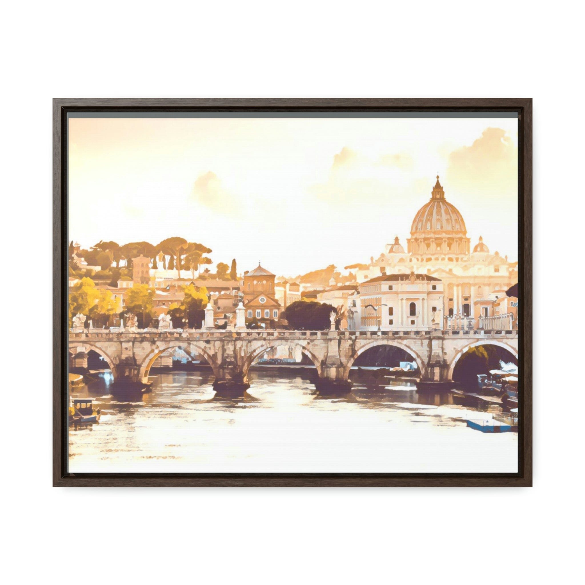 Printify Canvas 20″ x 16″ / Walnut / Premium Gallery Wraps (1.25″) Gallery Canvas Wraps, Horizontal Frame