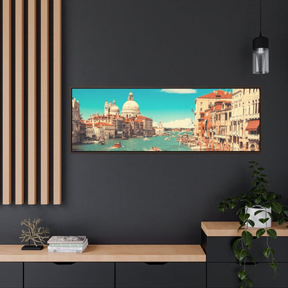 Printify Canvas Venice, Italy Gallery Canvas Wraps, Horizontal Frame 60″ x 20″