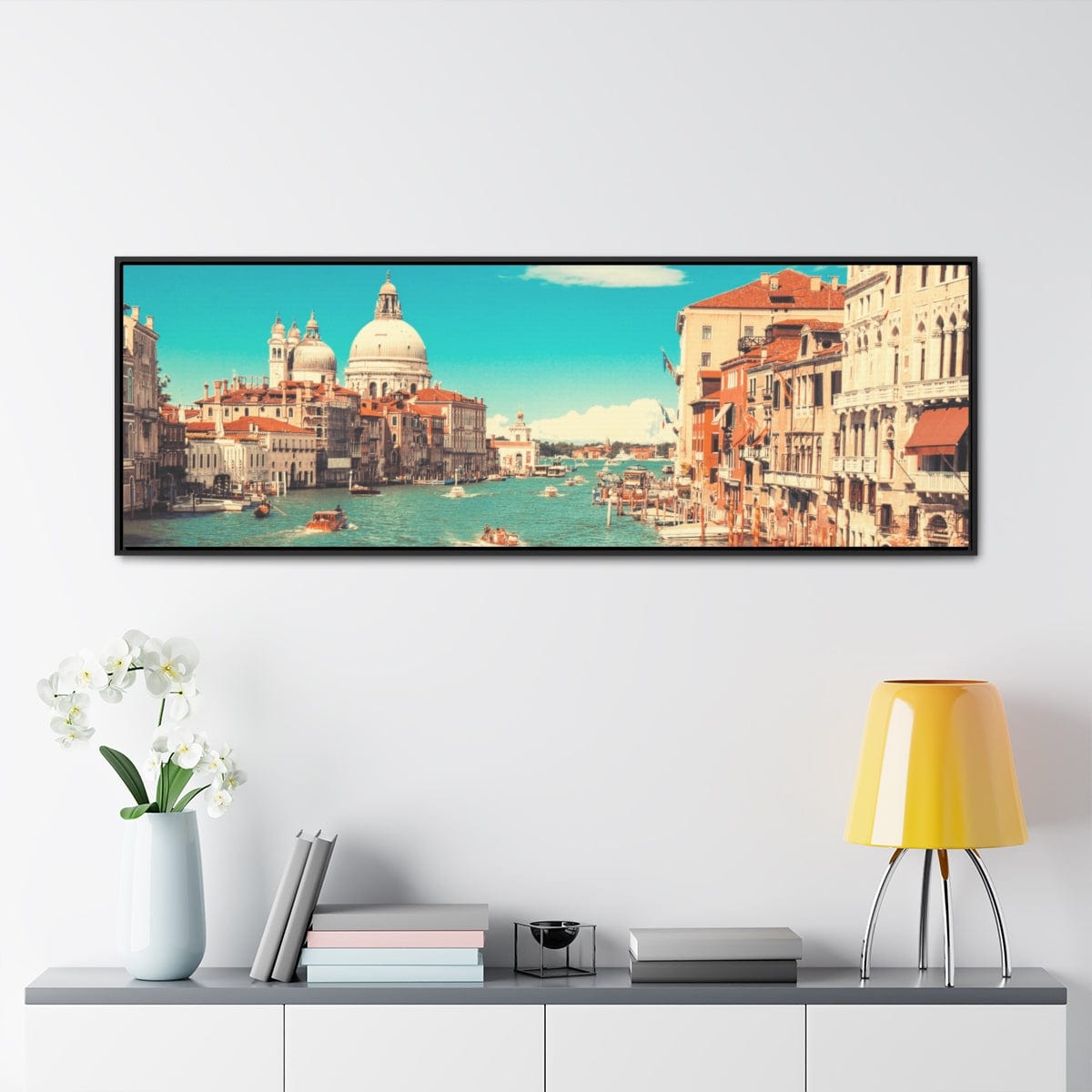 Printify Canvas Venice, Italy Gallery Canvas Wraps, Horizontal Frame 60″ x 20″
