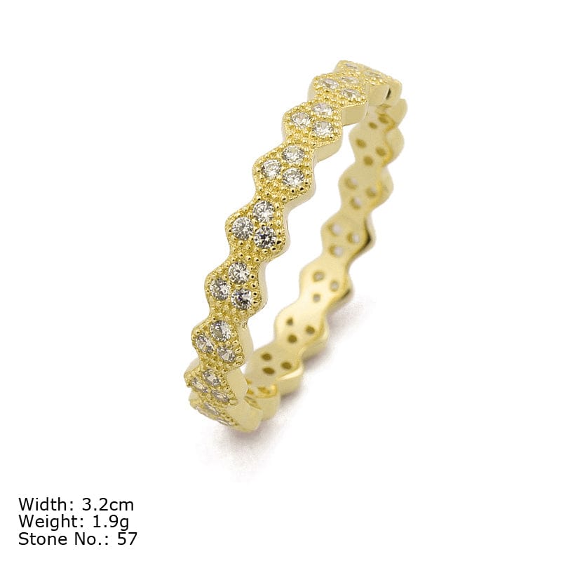 CZ Stacking Ring 925 Sterling Silver Rings – Spruced Roost