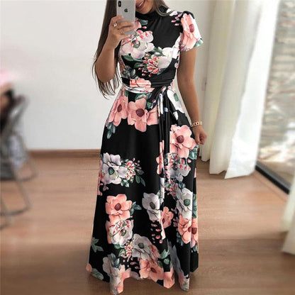 Spruced Roost Dress Floral Garden Long Maxi Dress - S-3XL - 3 Colors