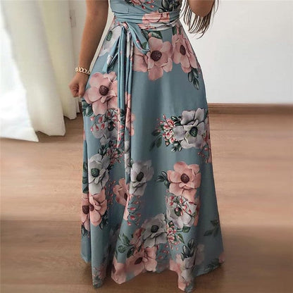 Spruced Roost Dress Floral Garden Long Maxi Dress - S-3XL - 3 Colors
