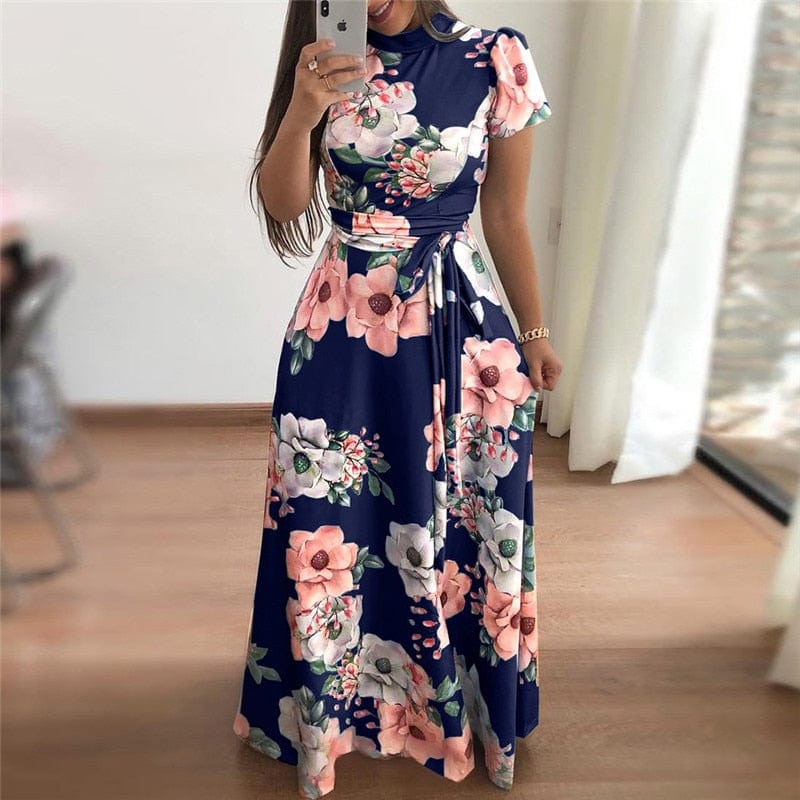 Spruced Roost Dress Floral Garden Long Maxi Dress - S-3XL - 3 Colors