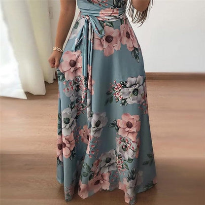 Spruced Roost Dress Floral Garden Long Maxi Dress - S-3XL - 3 Colors