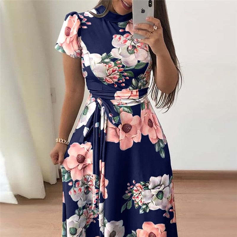 Spruced Roost Dress Floral Garden Long Maxi Dress - S-3XL - 3 Colors