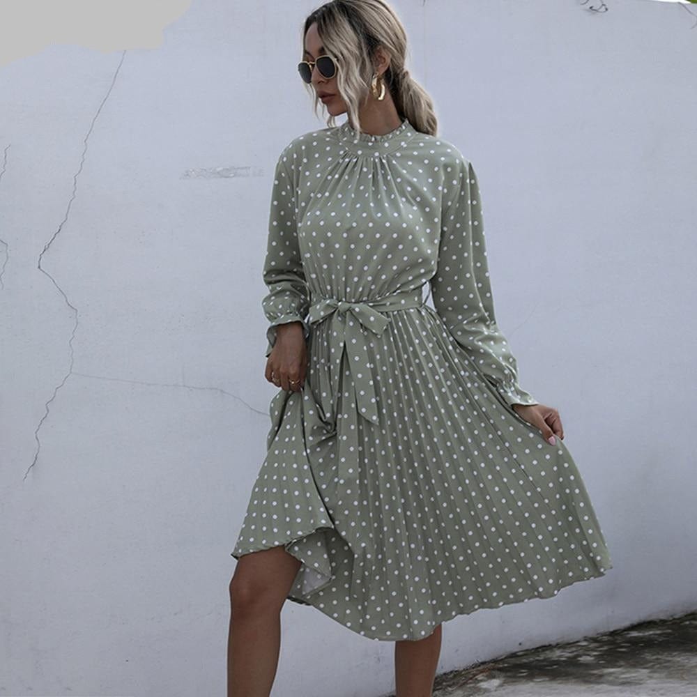 LOSSKY Official Store Dress Mad about Dots Midi Dress - M-XL - 2 Colors
