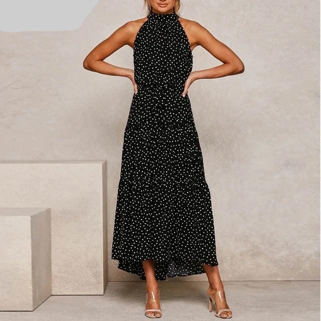 Factory to Customers Dress Black / S Ruffles A-Line Sleeveless Dress - S-XL - 12 Colors