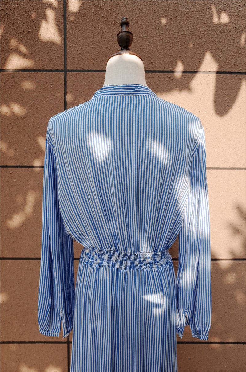 Spruced Roost Dresses Bayview Market Vertical Striped Dress - One Size