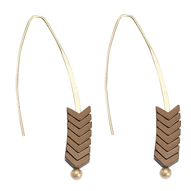 Spruced Roost Earrings Color5 Arrow Wheat Drop Earrings - 8 Colors