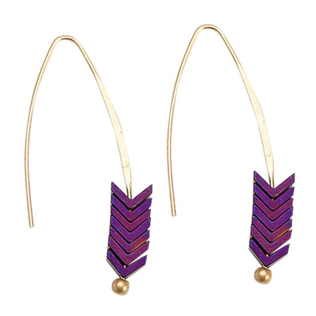 Spruced Roost Earrings Color4 Arrow Wheat Drop Earrings - 8 Colors