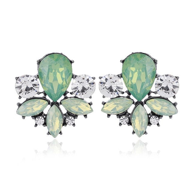 Spruced Roost Earrings Avant Sparkle Crystal Pierced Earrings - 14 Colors