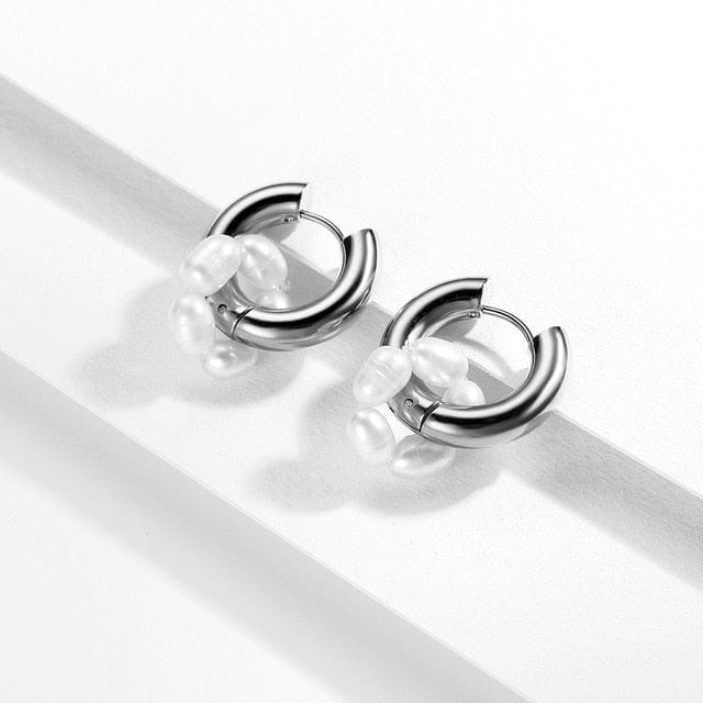 Onekiss Official Store Earrings Silver Boho Enamel Pearl Drop Earrings - 20 Styles