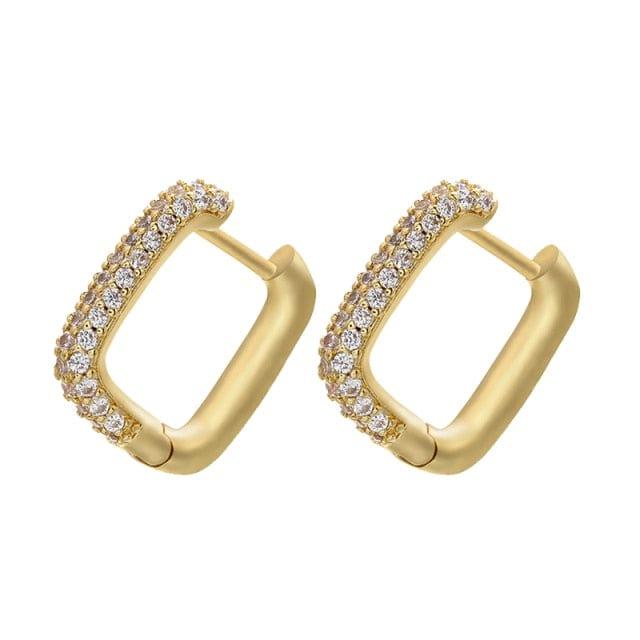 Classic Pave Hoop Earrings - 19 Colors - Spruced Roost
