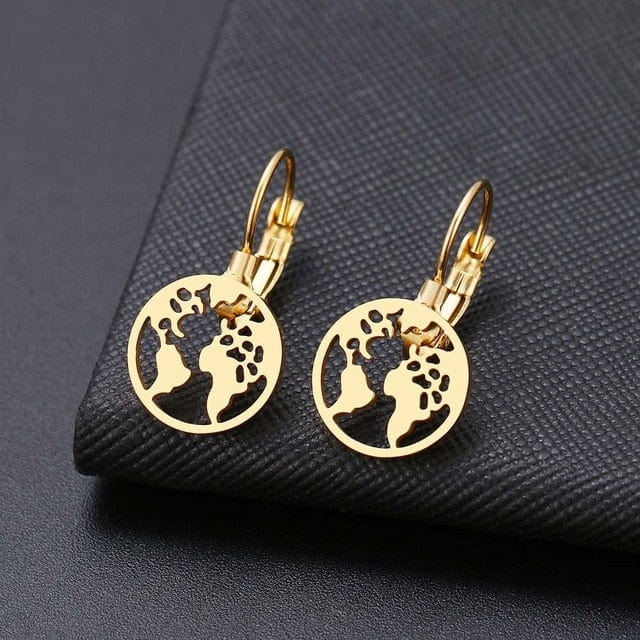 Spruced Roost Earrings Gold 4 Dainty drop Stainless lever back Earrings - 6 Styles