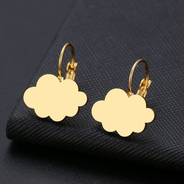 Spruced Roost Earrings Gold 1 Dainty drop Stainless lever back Earrings - 6 Styles
