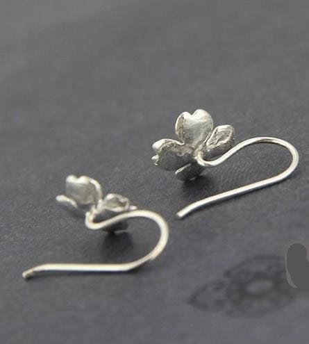 Spruced Roost Earrings Dogwood Flower Sterling Silver Earrings