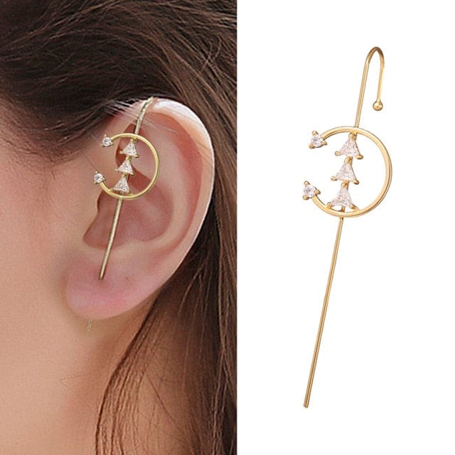 Spruced Roost Earrings CS5210807 Ear Wrap Crawler Hook Earrings