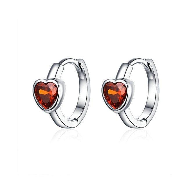 A Bamoer Earrings GAE084 Sanremo Sterling Silver Hoops - 11 Styles