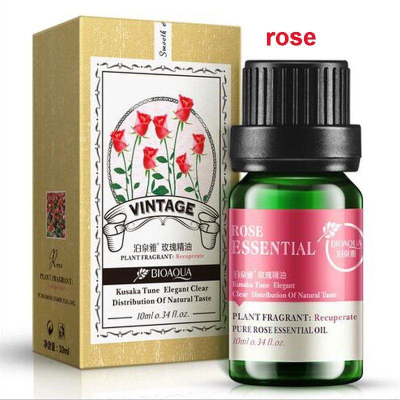 Spruced Roost Face & Body Rose Plant Essential Oil Compound in Lavender, Rose, Tea Tree and Eye Oil