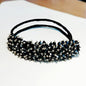 Spruced Roost Hair Accessories Navy Blue Pearl Crystal Handmade  Hair Clips - 6 Clips