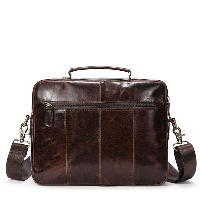 Spruced Roost Handbag Leather Messenger Bag - Brown