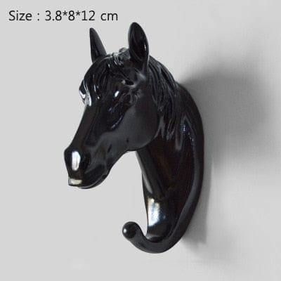 Spruced Roost Home Decor Black-2 ANIMAL HEAD WALL HOOKS - 3 COLORS