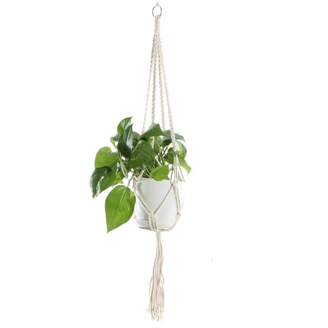 Spruced Roost Home Decor 1013 Handmade Macrame Plant Hanger - 21 Styles