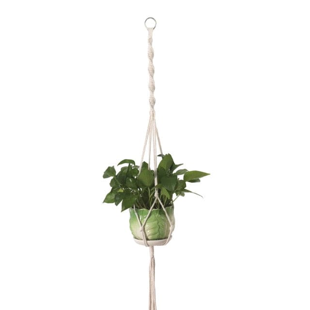 Spruced Roost Home Decor 1020 Handmade Macrame Plant Hanger - 21 Styles