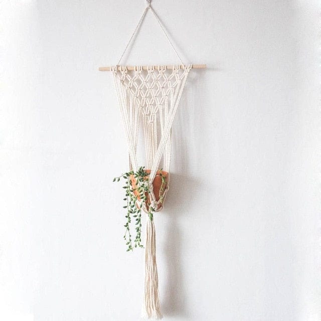 Spruced Roost Home Decor 1021 Handmade Macrame Plant Hanger - 21 Styles