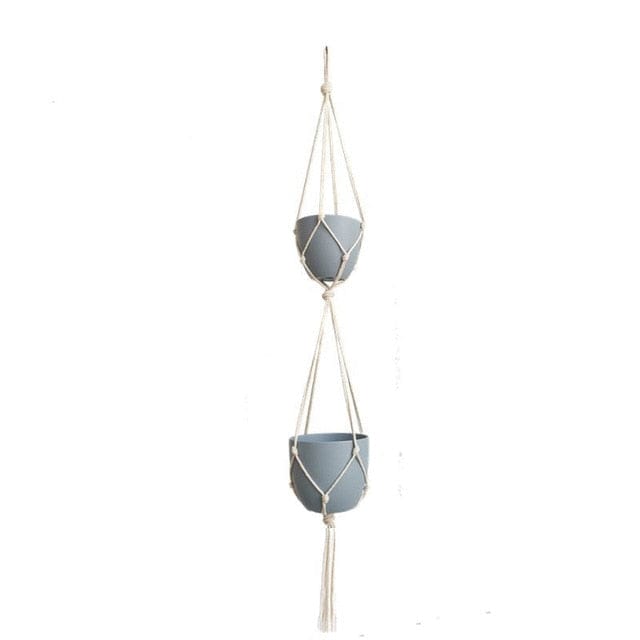 Spruced Roost Home Decor 1001 Handmade Macrame Plant Hanger - 21 Styles