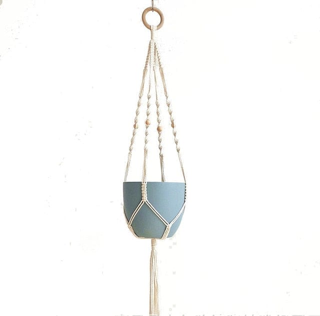 Spruced Roost Home Decor 1008 Handmade Macrame Plant Hanger - 21 Styles